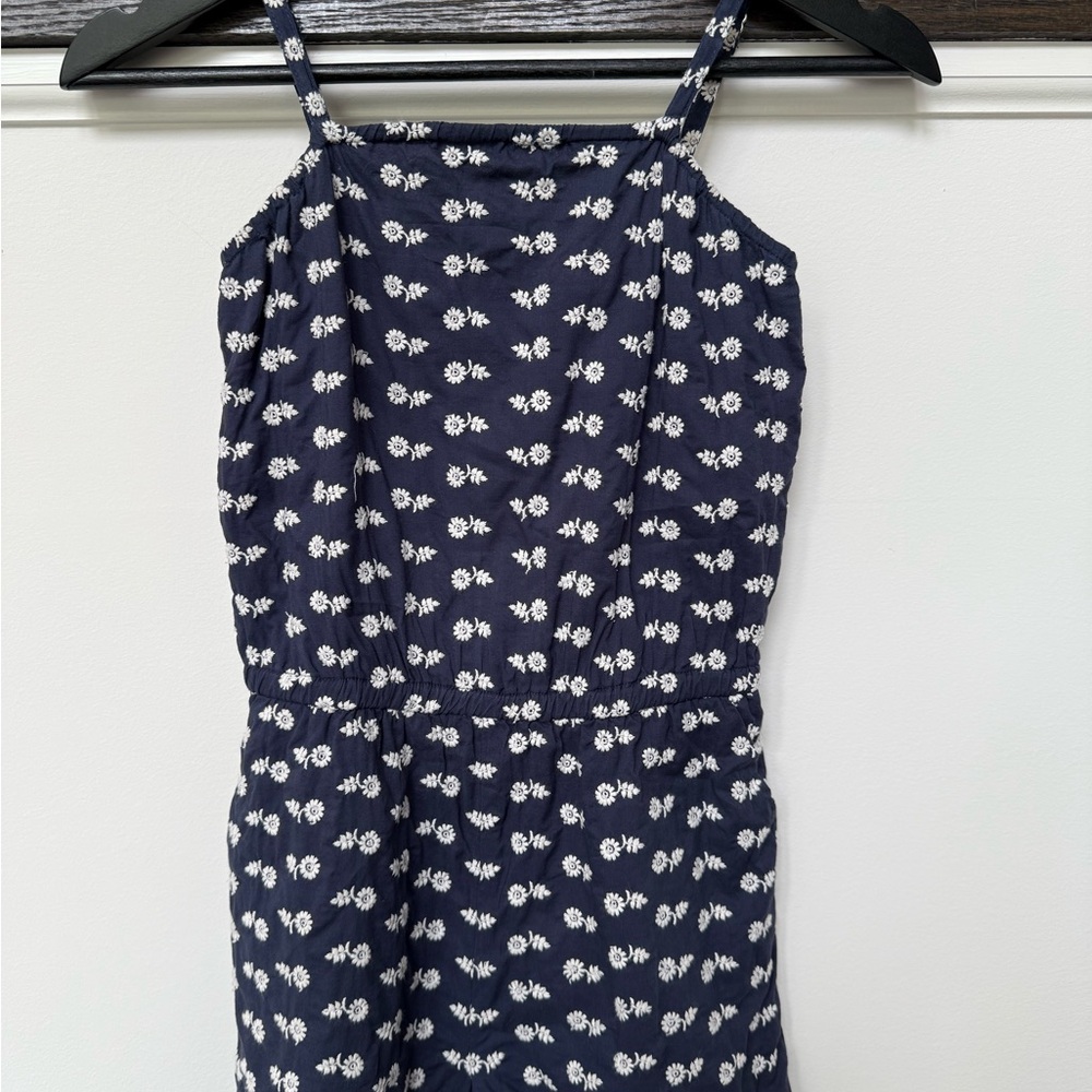 Navy Floral Dress